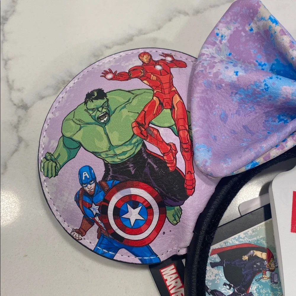 Loungefly Marvel Mouse Ears Headband - Picture 4 of 13